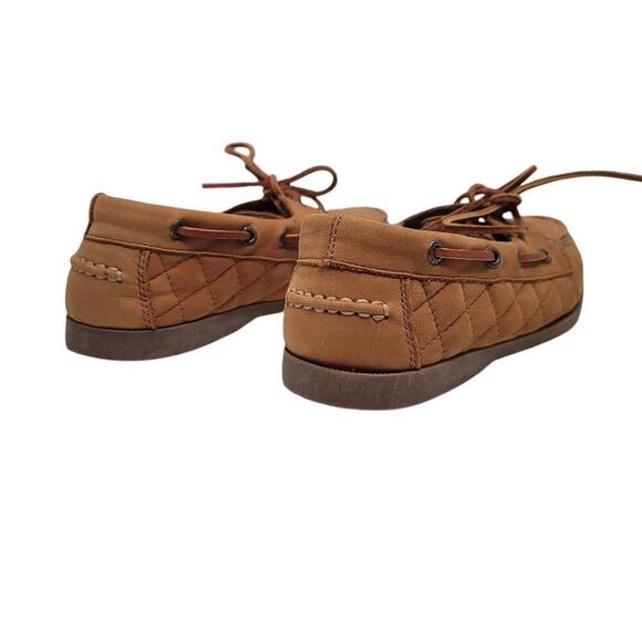 Sebago Women's Coast Two-Eye Quilted Boat Shoe,Quilted Tan, 8 M US - Picture 6 of 7